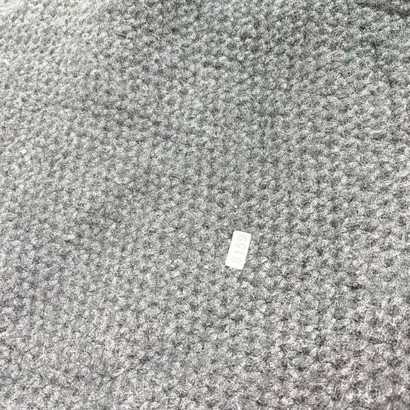 Vince Pullover Sweater Womens XL Navy Gray Colorblock Yak Wool Crew Neck - Picture 11 of 11